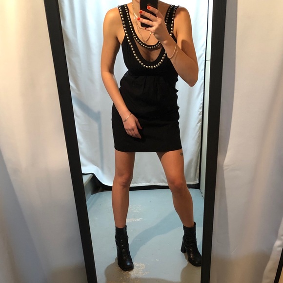 Sexy LBD with Silver Studs - Picture 3 of 6